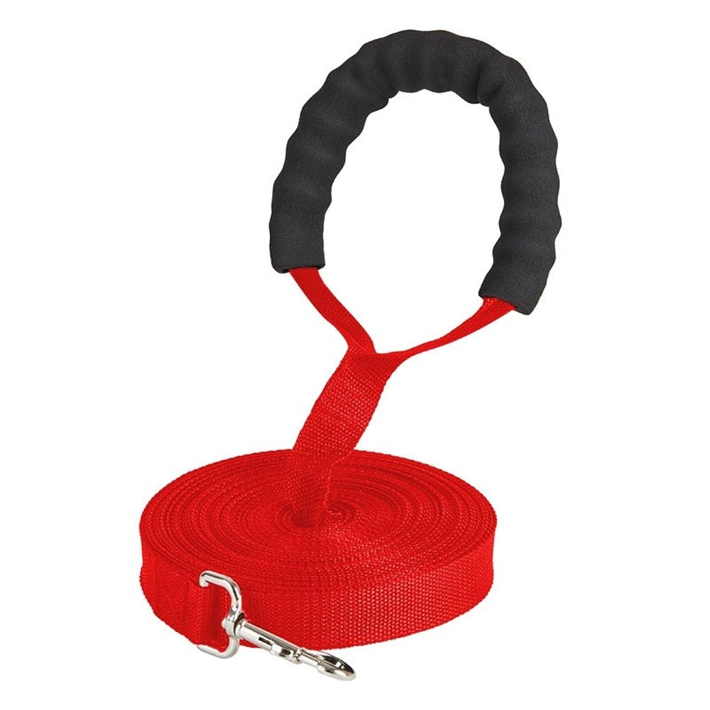 New Long Dog Leash Rope Comfortable Sponge Handle Pet Lead Belt Outdoor Training Dog Lanyard for Small Medium Large Dogs Product