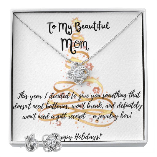 Jewelry Set Beautiful Mom Happy Holidays     (Humor 2)