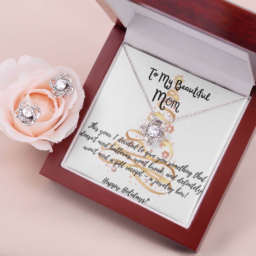 Jewelry Set Beautiful Mom Happy Holidays     (Humor 2)