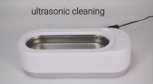 clean your rings, jewelry, glasses and makeup brushes with this portable ultrasonic cleaner 