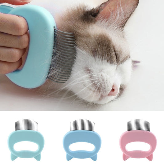 Pet Dog Cat Combs Hair Remover Brush Pet Grooming Tools Dog Massage Comb Brush Cute Handle Remove Loose Hairs Pets Cats Supplies